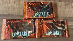 Magic the Gathering UNSTABLE 3 Sealed booster Packs English New - Image 1