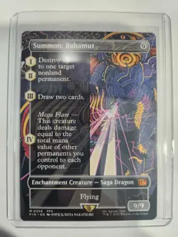 Summon: Bahamut 0356 Borderless Regular Magic The Gathering Final Fantasy - Image 1