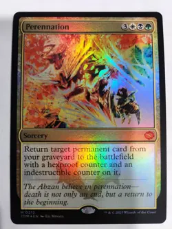 Perennation 0212 Foil Magic The Gathering Tarkir Dragonstorm - Image 1