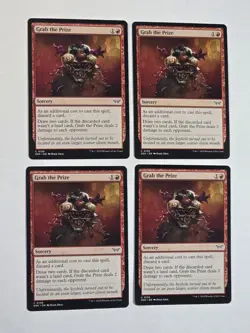 4x Grab The Prize - Duskmourn - Near Mint - MTG - Image 1
