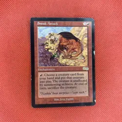 Sneak Attack - Urza's Saga: #218, Magic: The Gathering Lp C287 - Image 1
