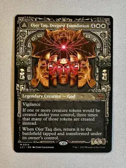 MTG Ojer Taq, Deepest Foundation (Showcase) The Lost Caverns of Ixalan NM - Image 1