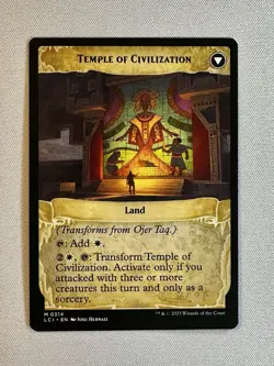 MTG Ojer Taq, Deepest Foundation (Showcase) The Lost Caverns of Ixalan NM - Image 2