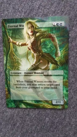 MTG - Eternal Witness - Foil Fanart - Image 2