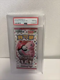 CHINESE (TAIWAN) 2023 Pokemon Scarlet & Violet 151 Graded Foil Pack PSA 10 - Image 1