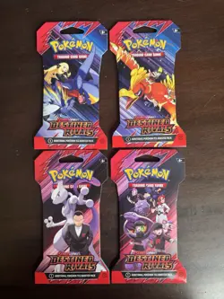 Pokemon TCG Destined Rivals Sleeved Booster Packs FACTORY SEALED - LOT OF 72 - Image 3