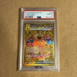 Charizard ex #228 Obsidian Flames Hyper Rare Pokemon TCG PSA 10 - Image 1