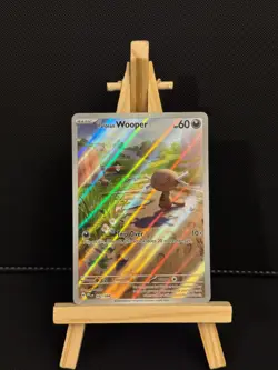 Pokemon TCG - Phantasmal Flames Paldean Wooper 102/094 - Pack Fresh - Image 1
