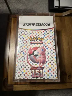 Pokemon 151 SV3.5 Booster Bundle Display Factory Sealed W/Acrylic Case - Image 1