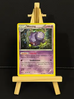 Pokemon TCG Weezing XY163 Black Star Promo Cosmos Holo LP/NM - Image 1
