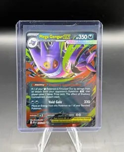 LOT: Mega Gengar Ex + Mega Charizard Ex Pokemon Phantasmal Flames - Image 1