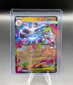 LOT: Mega Gengar Ex + Mega Charizard Ex Pokemon Phantasmal Flames - Image 3