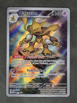 Alakazam - 009 Pokemon TCG Promo ME: Mega Evolution Promo Near Mint - Image 3
