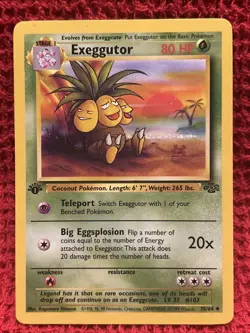 Exeggutor 35/64 LP/MP 1st Edition - Pokemon Jungle - 1999 VINTAGE WOTC - Image 1