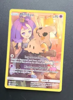 Pokemon TCG Mimikyu Full Art 245/236 Cosmic Eclipse LP - Image 1