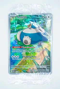 SEALED 2023 Snorlax Black Star Alt Art SVP 051 Pokemon 151 Promo English Holo - Image 3