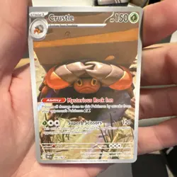 Pokemon Crustle 186/182 SV10: Destined Rivals Illustration Rare Holo 150HP - Image 1