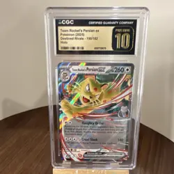 CGC 10 Pokemon Team Rocket’s Persian ex 150/182 – SV10 Destined Rivals - Image 1