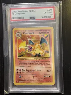 2023 Pokemon Clc En Charizard #003 Gem Mint Psa 10 - Image 1