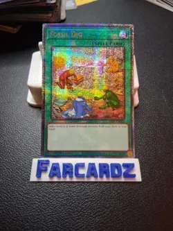 Yugioh!- Fossil Dig- Ra01-en053- Qcr- 1st Edition-(Nm) - Image 1