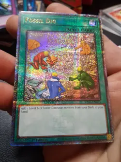 Yugioh!- Fossil Dig- Ra01-en053- Qcr- 1st Edition-(Nm) - Image 3