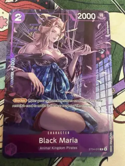 Black Maria (Premium Collection -BANDAI ST04-011 One Piece Promotion Cards Foil - Image 2