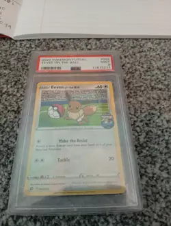 Eevee On the Ball 2020 Futsal UK Exclusive Promo Card PSA 9 Mint 002/005 - Image 1