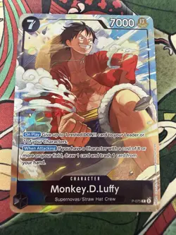 Monkey.D.Luffy (Best Selection Vol. 3-) P-075 One Piece Promotion Cards Foil - Image 2