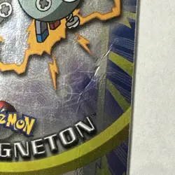 1999 Topps Pokemon TV Animation Edition #82 Magneton Error Card Holo 1st Print - Image 2