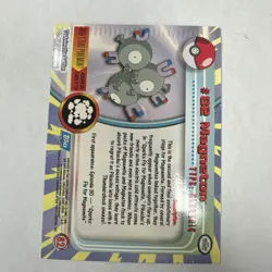 1999 Topps Pokemon TV Animation Edition #82 Magneton Error Card Holo 1st Print - Image 5