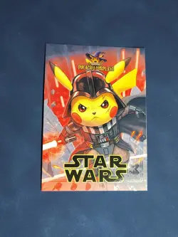 POKEMON PIKACHU COSPLAY! -* STARWARS - NO.10 * BOX HIT* TEXTURED CARD - Image 1