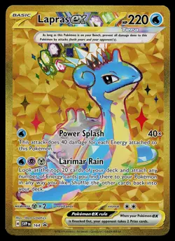 Pokemon Card - Lapras ex Scarlet & Violet Promo 164 Holo - Image 1