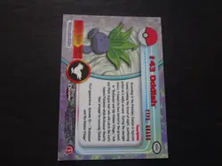 2000 Topps Pokemon Chrome #43 Oddish Series 1 Trading Cards - Image 2