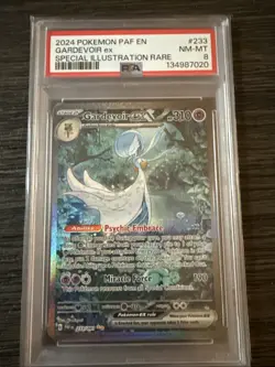 Pokemon TCG Gardevoir EX Special Illustration Paldean Fates Card 233/091 PSA 8 - Image 1