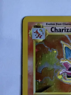 Charizard Base Set Unlitmited Pokemon Card 1999 Holo Near Mint NM - Image 2