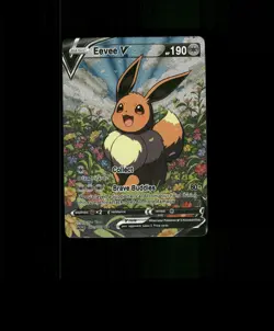 FAN-ART READ DESCRIPTION BELOWHOLO EEVEE Card EEVEE Pokemon Card p1 - Image 1