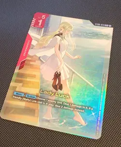 Lady Luck ST08-013 C+ Gundam Card Game Flash of Radiance English Near Mint/Mint - Image 2