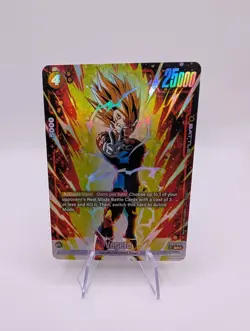 DBS Dragon Ball Fusion World FB03-089 Vegeta SR ALT Card - Image 1