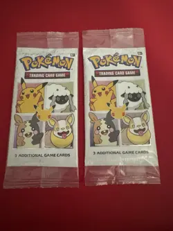 Pokemon TCG GENERAL MILLS 25th Anniversary 3 Card Packs Promo Lot of TWO Sealed - Image 3