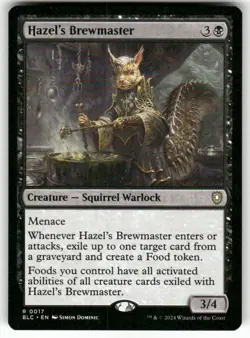 Hazel's Brewmaster 17 NM MTG Commander: Bloomburrow Magic - Image 1
