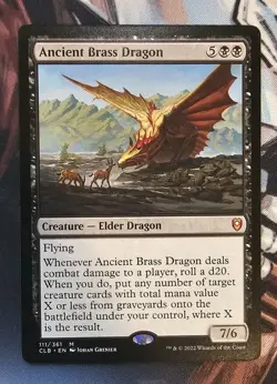 Ancient Brass Dragon - Magic The Gathering - Image 1