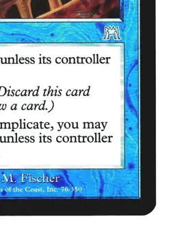 Magic The Gathering MTG - Onslaught ONS 2002 #76 Complicate NM FOIL - Image 5