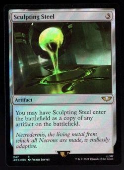 Sculpting Steel 247 Rare Surge Foil Warhammer 40k Magic The Gathering NM - Image 1