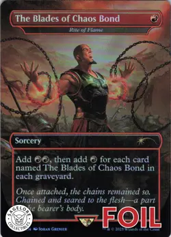 MTG The Blades of Chaos Bond (2209) | NM Foil | Secret Lair God of War {SLD} - Image 1