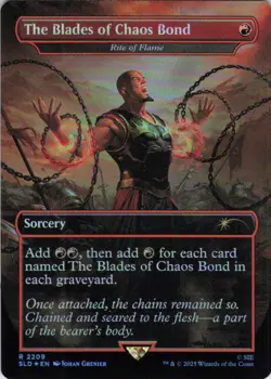 MTG The Blades of Chaos Bond (2209) | NM Foil | Secret Lair God of War {SLD} - Image 2