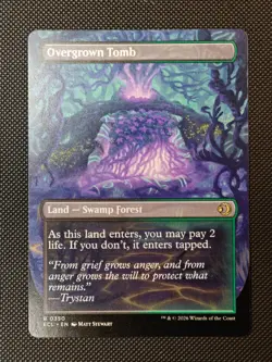Overgrown Tomb - Borderless - Lorwyn Eclipsed - #350 - NM - Image 2
