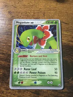 Pokemon TCG Meganium EX 106/115 Unseen Forces Holo Rare - Image 1