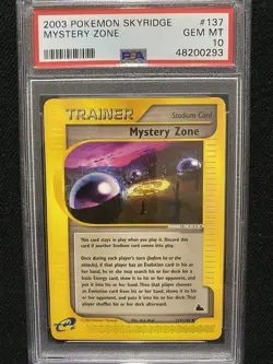 2003 Pokemon Skyridge Mystery Zone 137/144 PSA 10 Gem Mint - Image 1