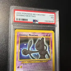 SHINING MEWTWO PSA 7 NEW CERT #109 POKEMON NEO DESTINY - Image 2