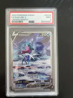 2023 Pokemon Sword & Shield - Crown Zenith #GG38 FA Suicune V Crown Zenith PSA 9 - Image 1